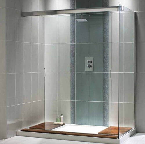cabinas de duchas abiertas