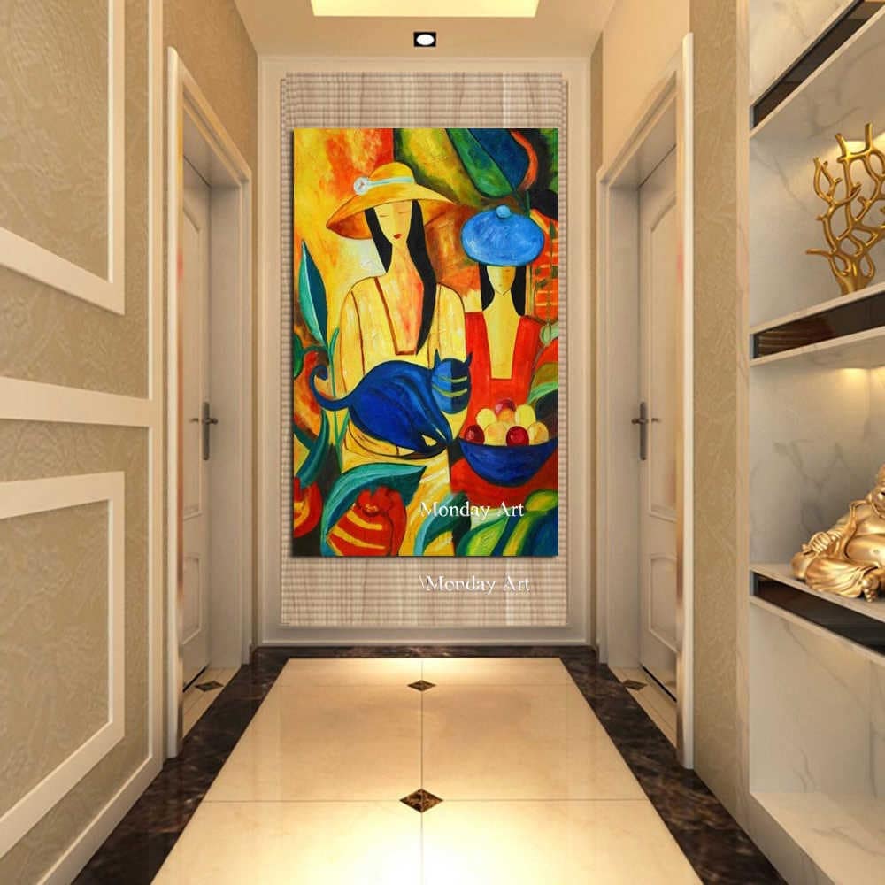 Lleva tus paredes al siguiente nivel con un impresionante y colorido papel  tapiz de arte abstracto