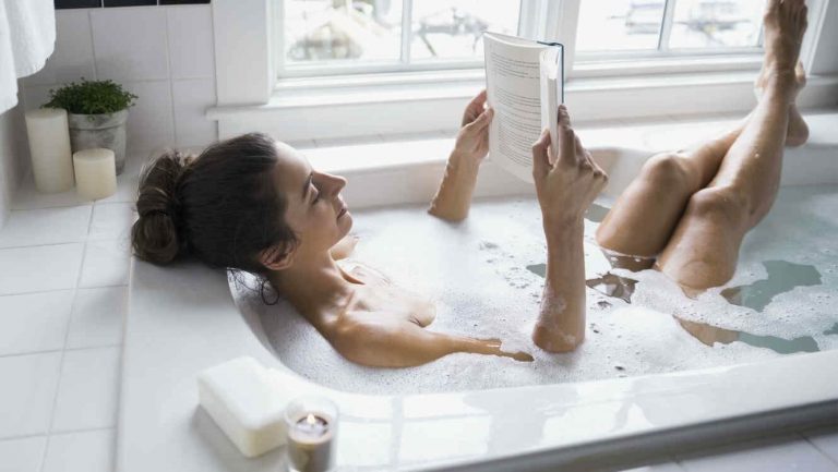 decoracion con tinas de baño