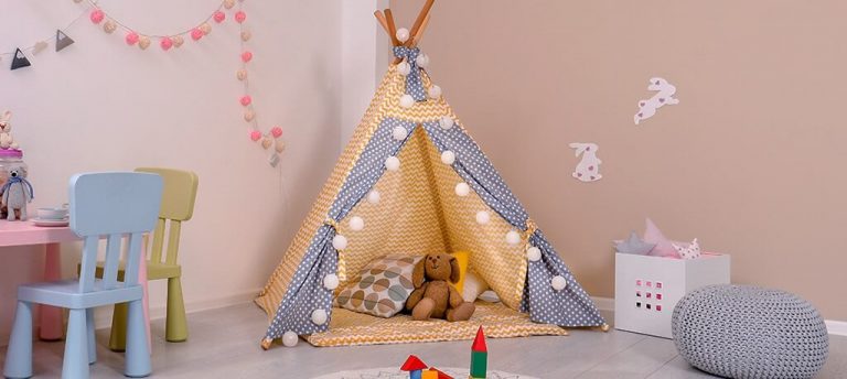 decoracion con tipis para niños