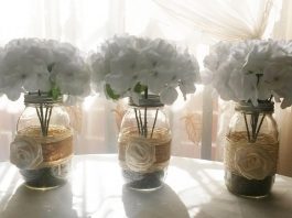 decoracion de floreros