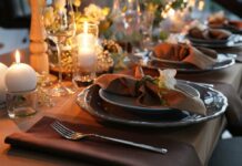 Cómo lograr una decoración navideña estilo otoñal en tu mesa Como lograr una decoracion navideñar estilo otoñal en tu mesa