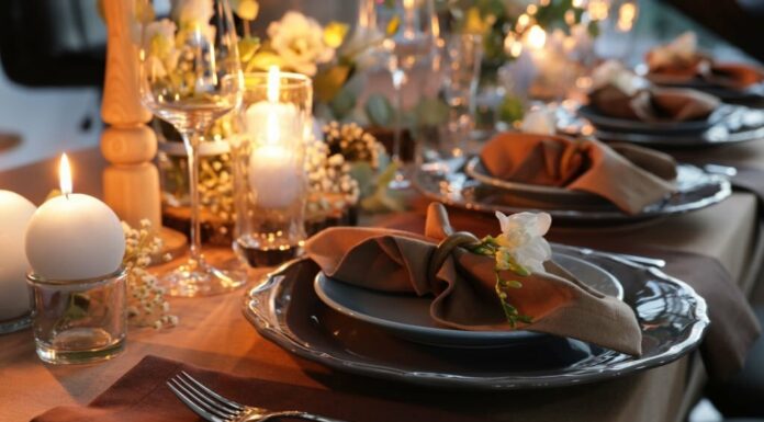 Cómo lograr una decoración navideña estilo otoñal en tu mesa Como lograr una decoracion navideñar estilo otoñal en tu mesa