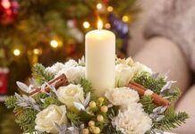 Cómo hacer arreglos florales navideños Como hacer arreglos florales navideños