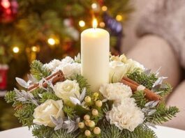 Como hacer arreglos florales navideños