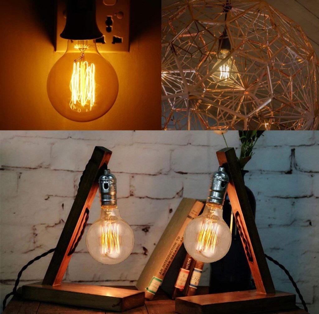 Ideas adicionales para incorporar bombillos vintage a la decoración
